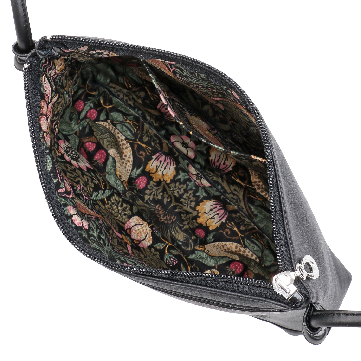 ディア調 モリス型押し3段ファスナーポーチ - 画像4