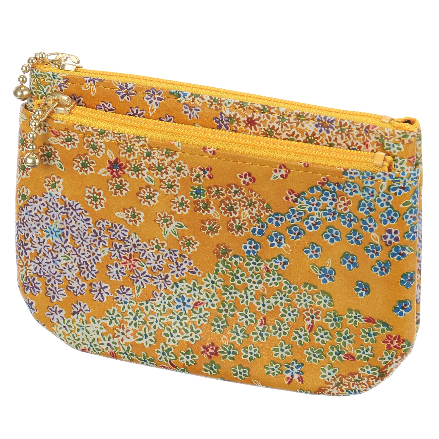 【日本製】 京友禅2段ファスナーポーチ - 画像4