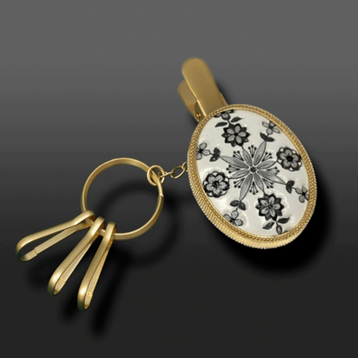 【取り寄せ品】 浅草文庫 花菱キークリップ - 画像2