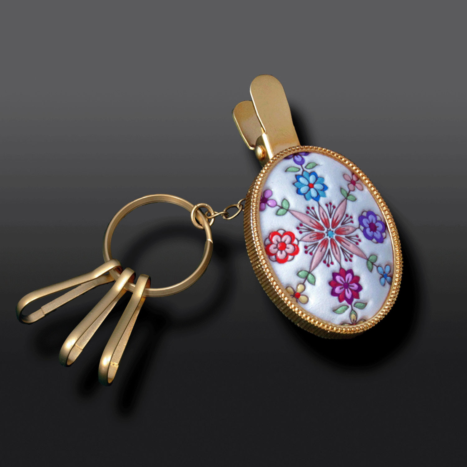 【取り寄せ品】 浅草文庫 花菱キークリップ - 画像4