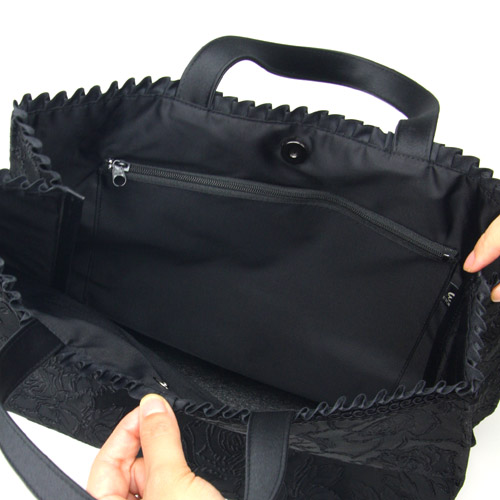 サイドバッグ横型 バラ柄 - 画像4