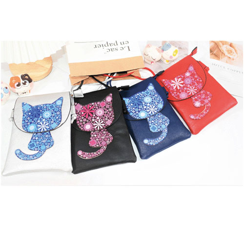 花柄キャットポシェット - 画像1