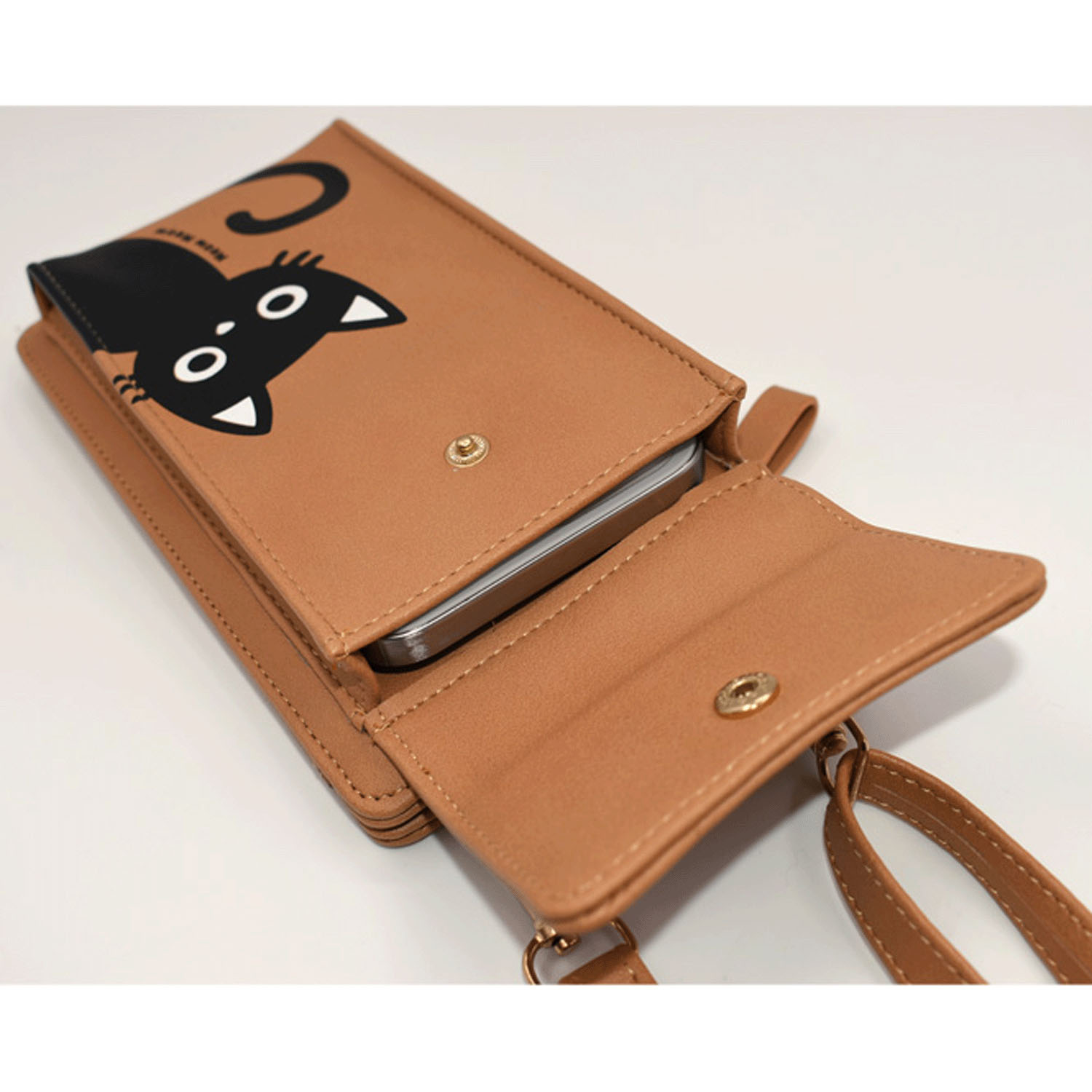 猫多機能スマホポシェット - 画像6