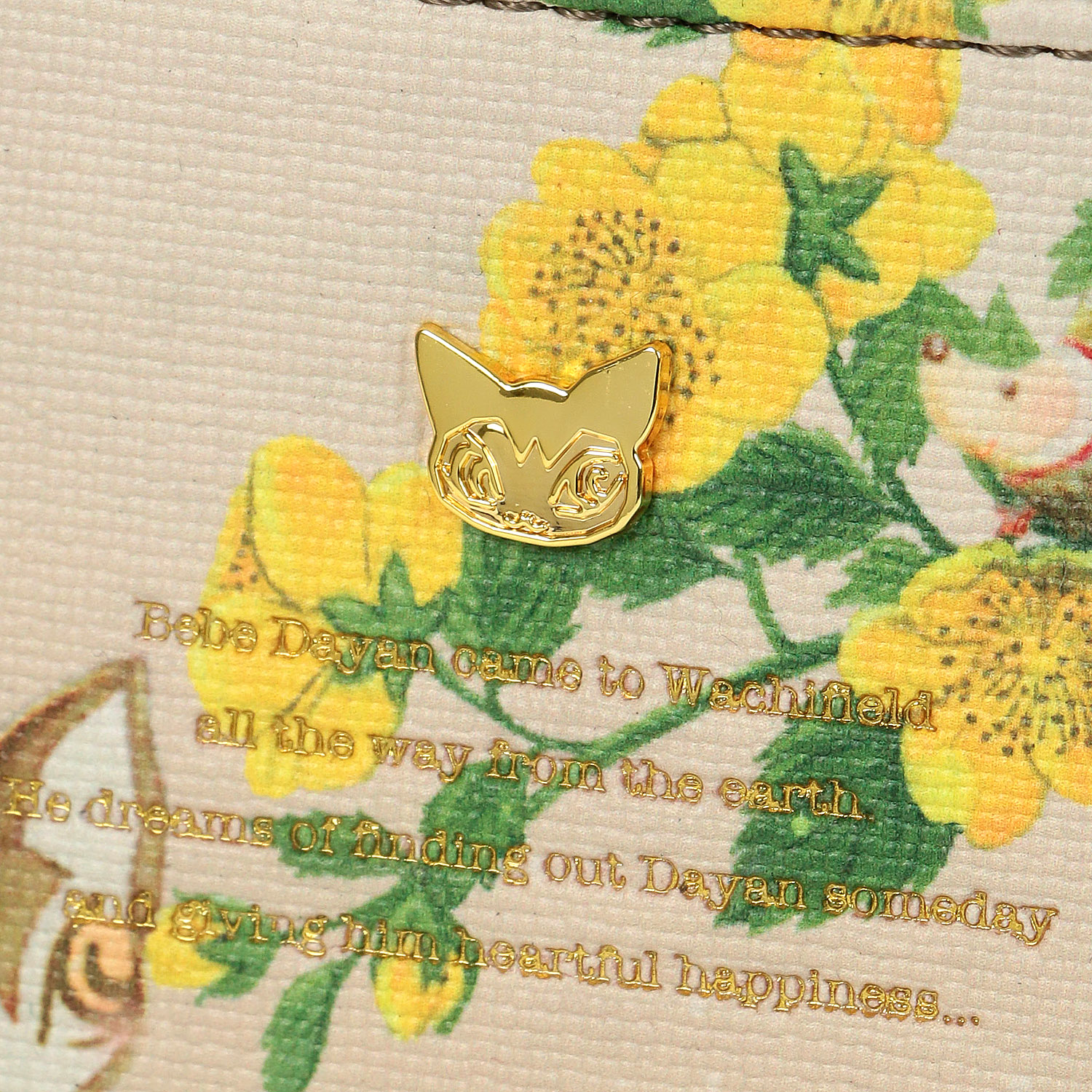 【ベベダヤン】 山吹に祈りを 縦型ポシェット - 画像4