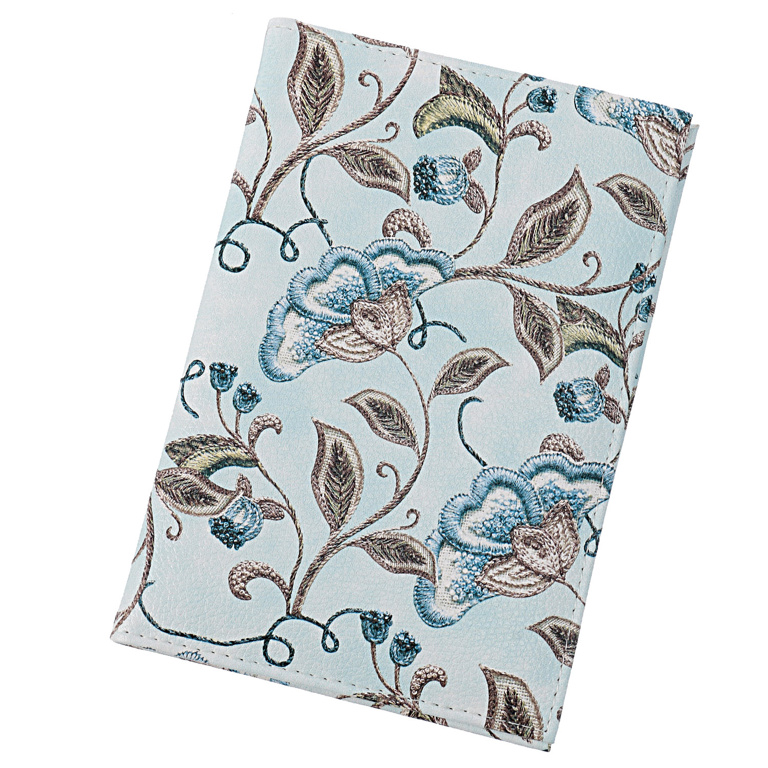 花刺繍柄 保険証・お薬手帳ケース - 画像4