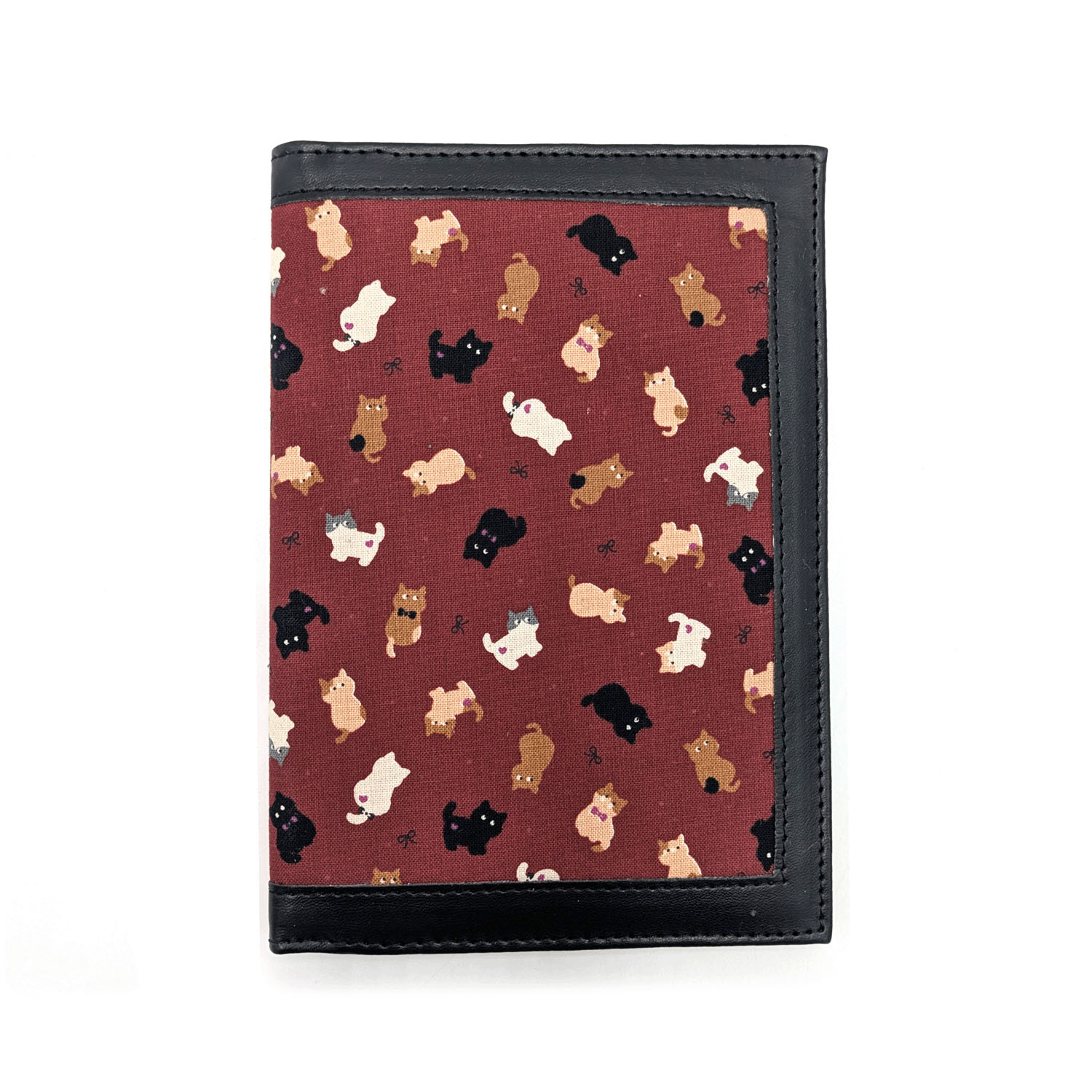 ネコいっぱい柄保険証・お薬手帳ケース - 画像5