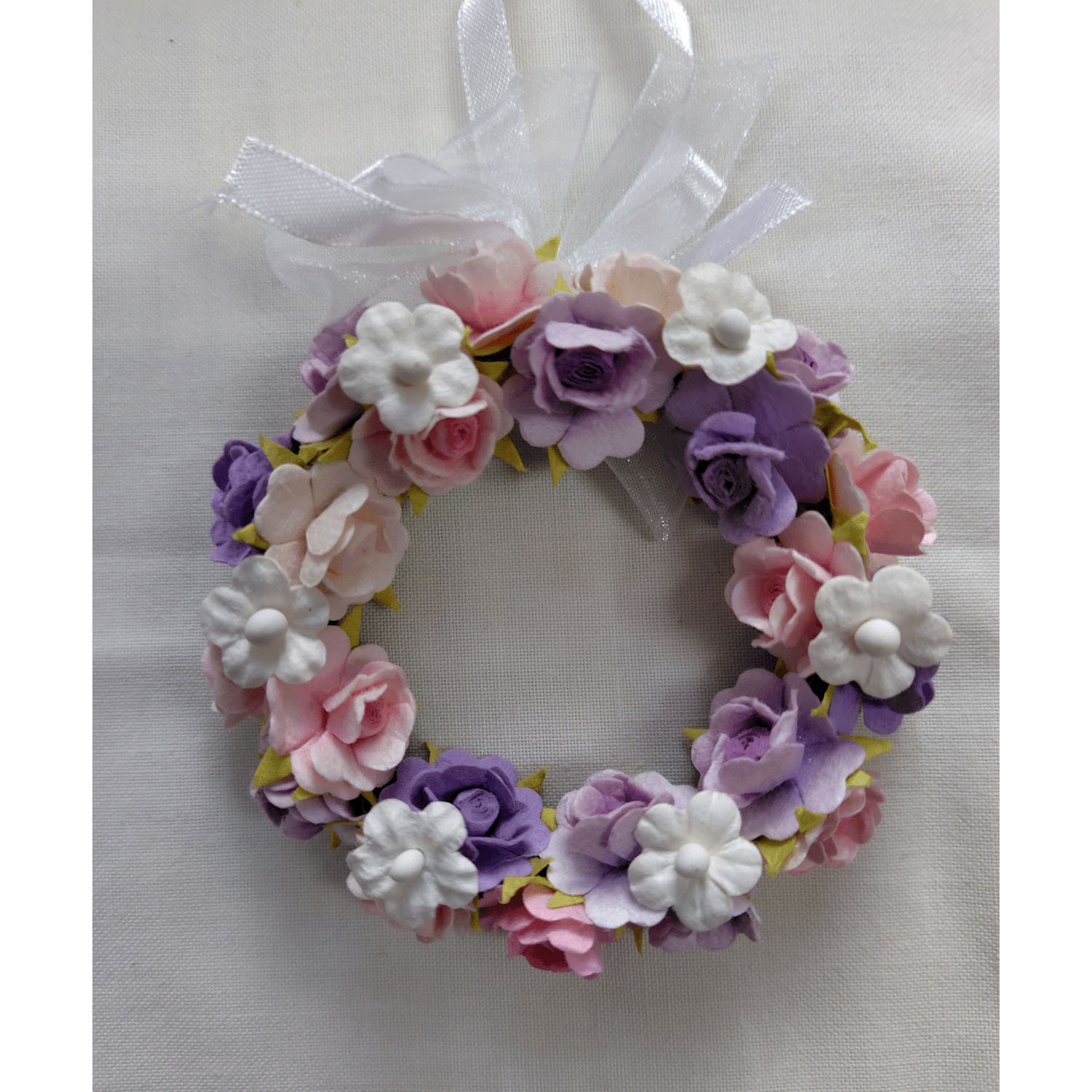 ミニローズリースパープルピンク