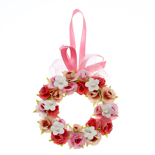 ミニローズリース ライトピンク