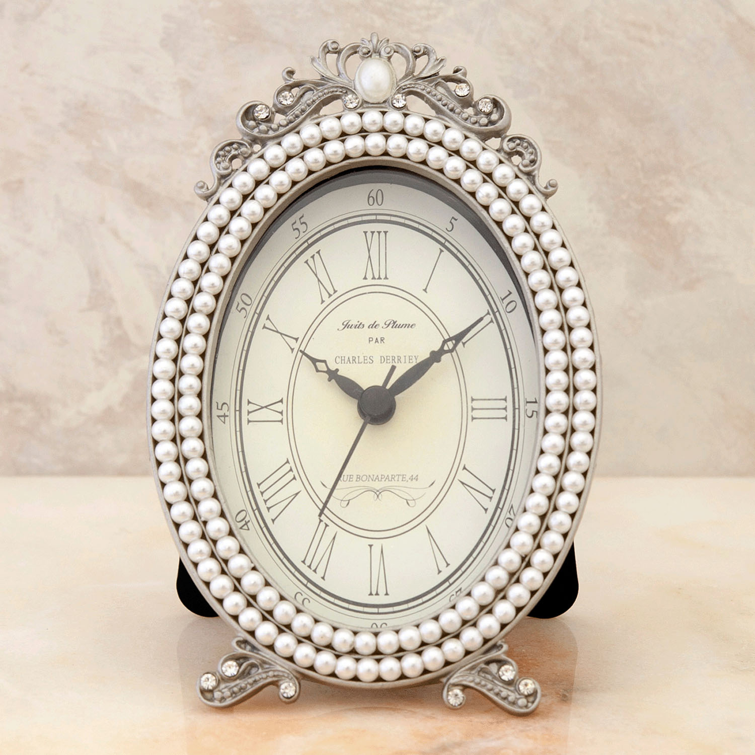 マリアージュ テーブルクロック パールオーバル