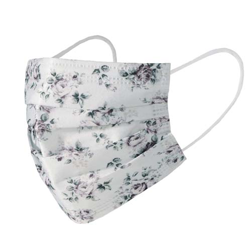 不織布マスク 花柄 - 画像3