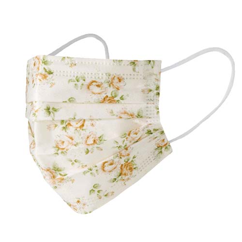 不織布マスク 花柄 - 画像4