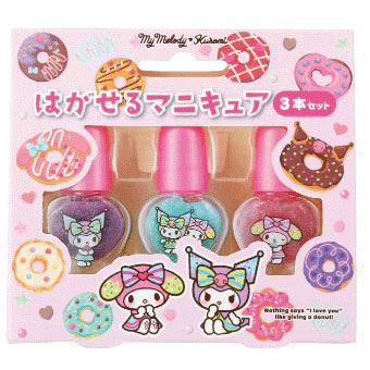 サンリオはがせるマニキュア3本セット（マイメロ・クロミ）