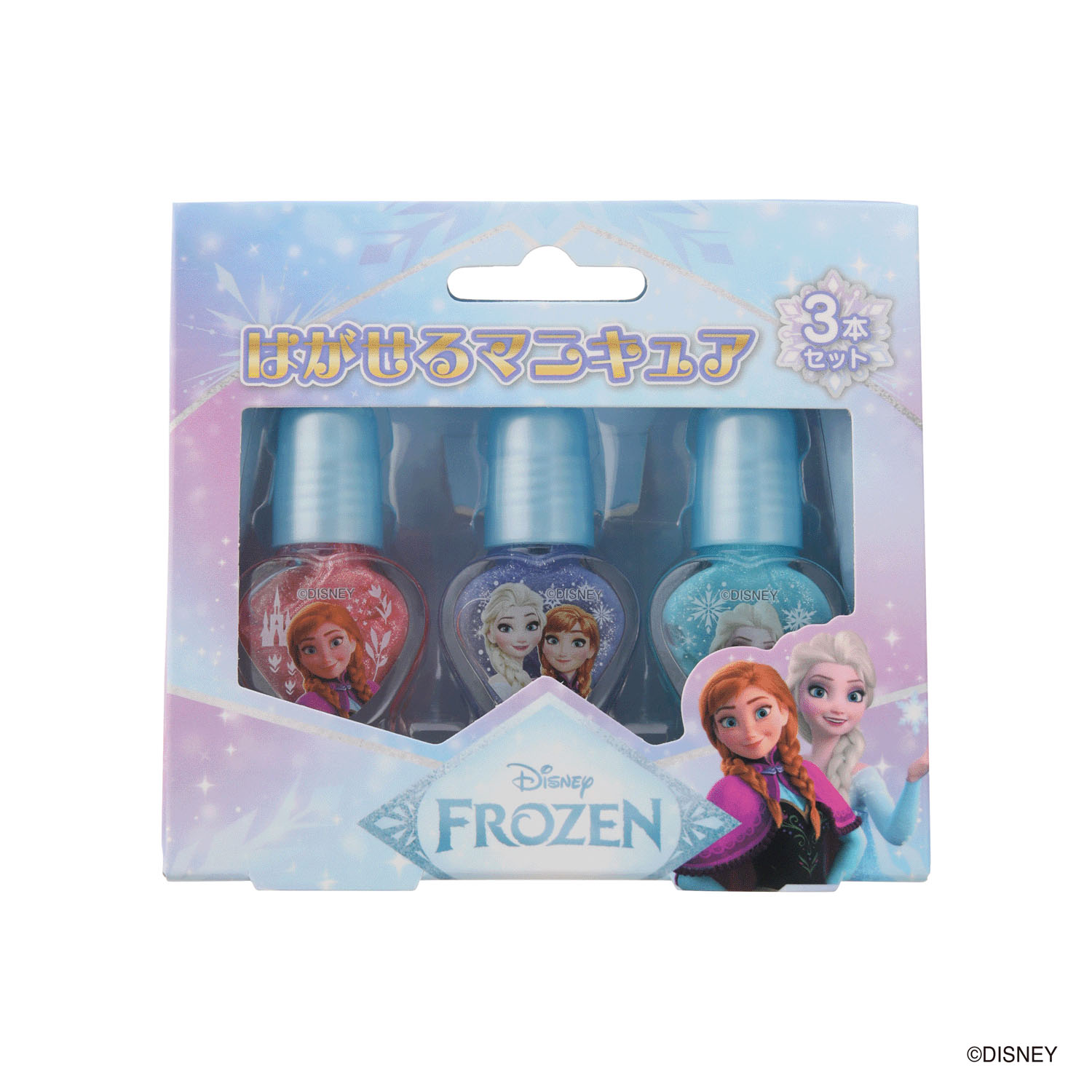 アナ雪はがせるマニュキュア3本