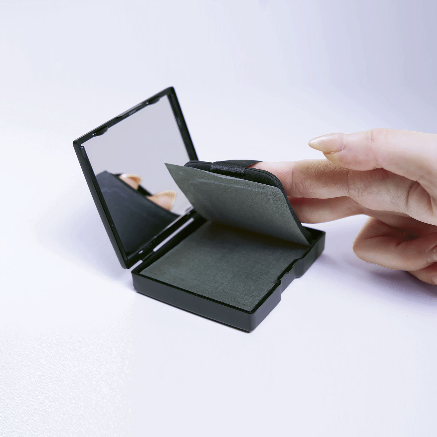 NOPO．オイルブロックペーパーパフ チャコール - 画像10