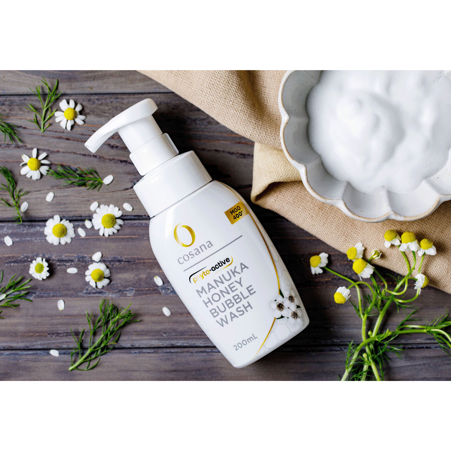 マヌカとオリゴ泡洗顔