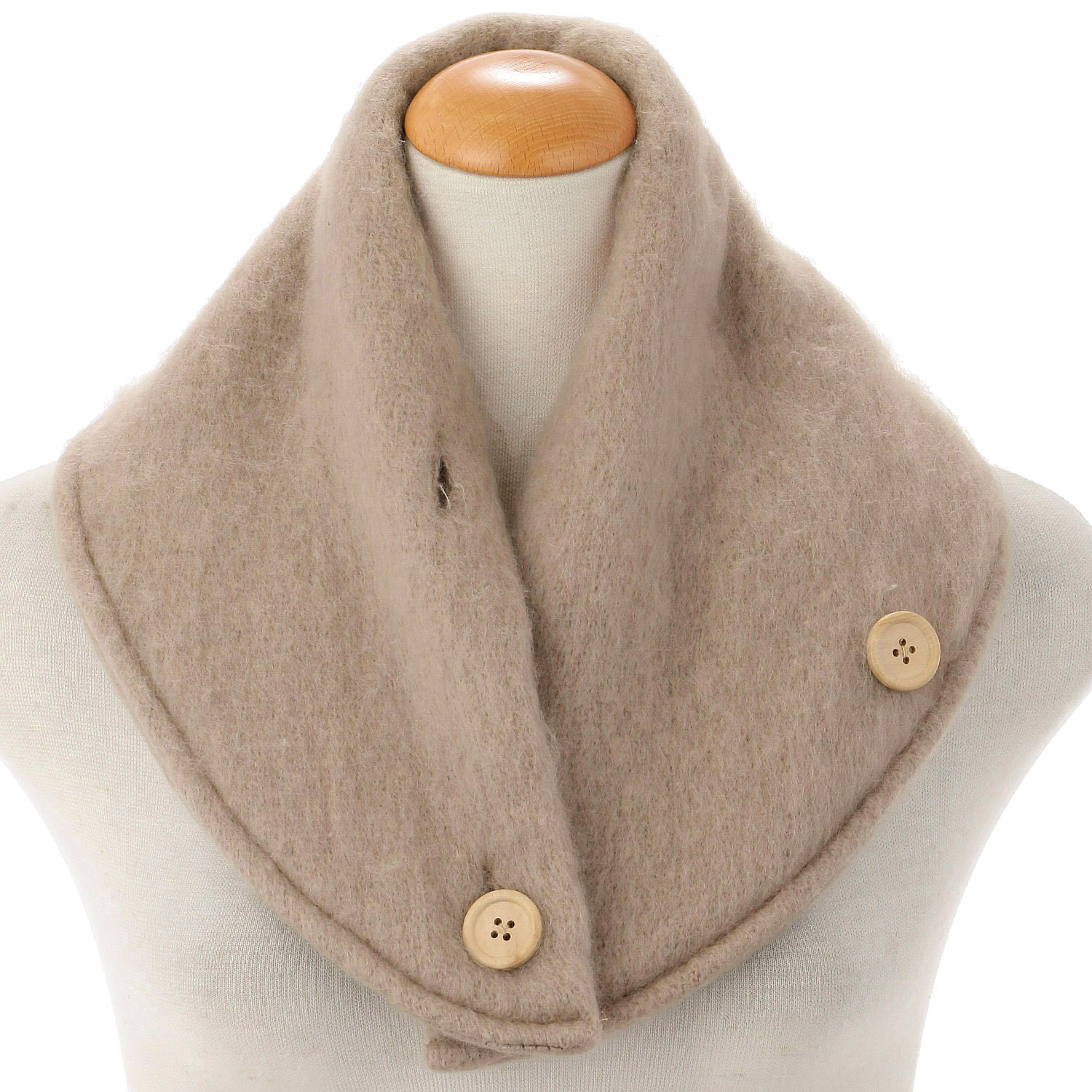 ボリュームネックウォーマー 無地 - 画像6