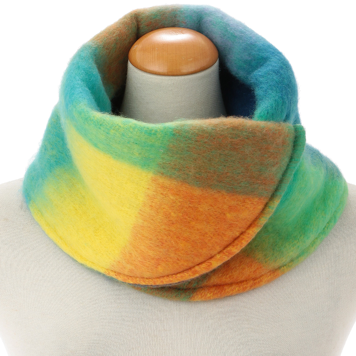 ボリュームネックウォーマー チェック - 画像5