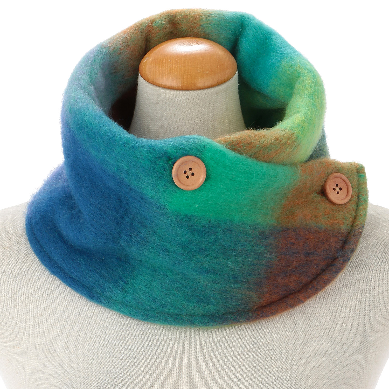 ボリュームネックウォーマー チェック