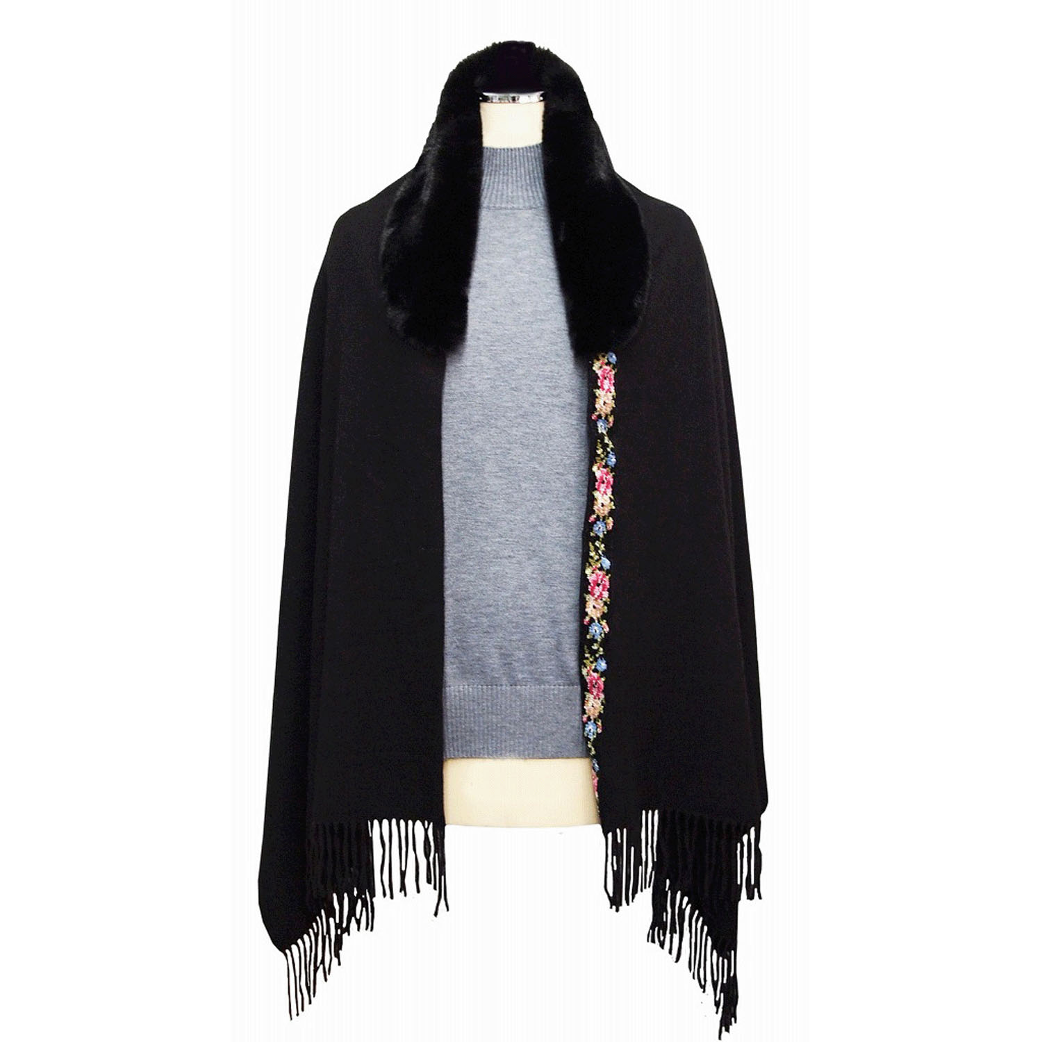 レイクアルスター フェイクファー2WAYストール