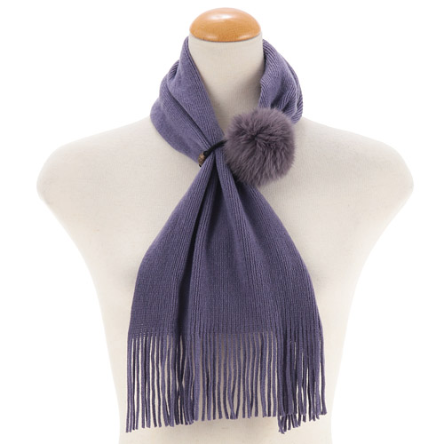 【ピンク、パープル、オレンジ、ライトグリーン終了】日本製 ソフトアクリルマフラー - 画像11