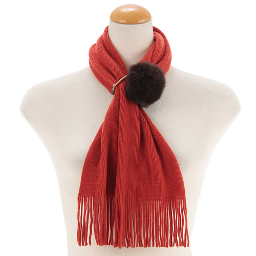 【ピンク、パープル、オレンジ、ライトグリーン終了】日本製 ソフトアクリルマフラー - 画像9