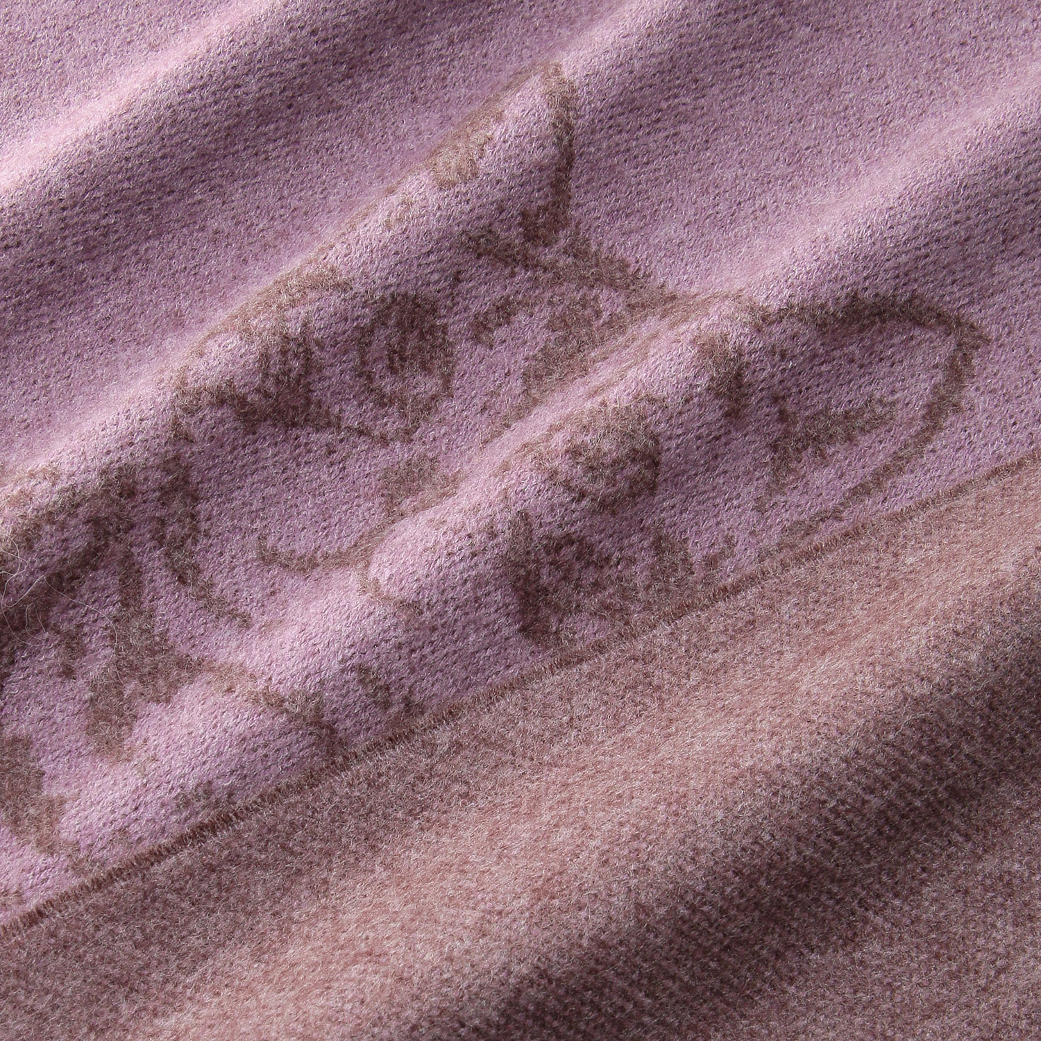 日本製 ソフトジャガードマフラー ビッグ猫柄 - 画像6