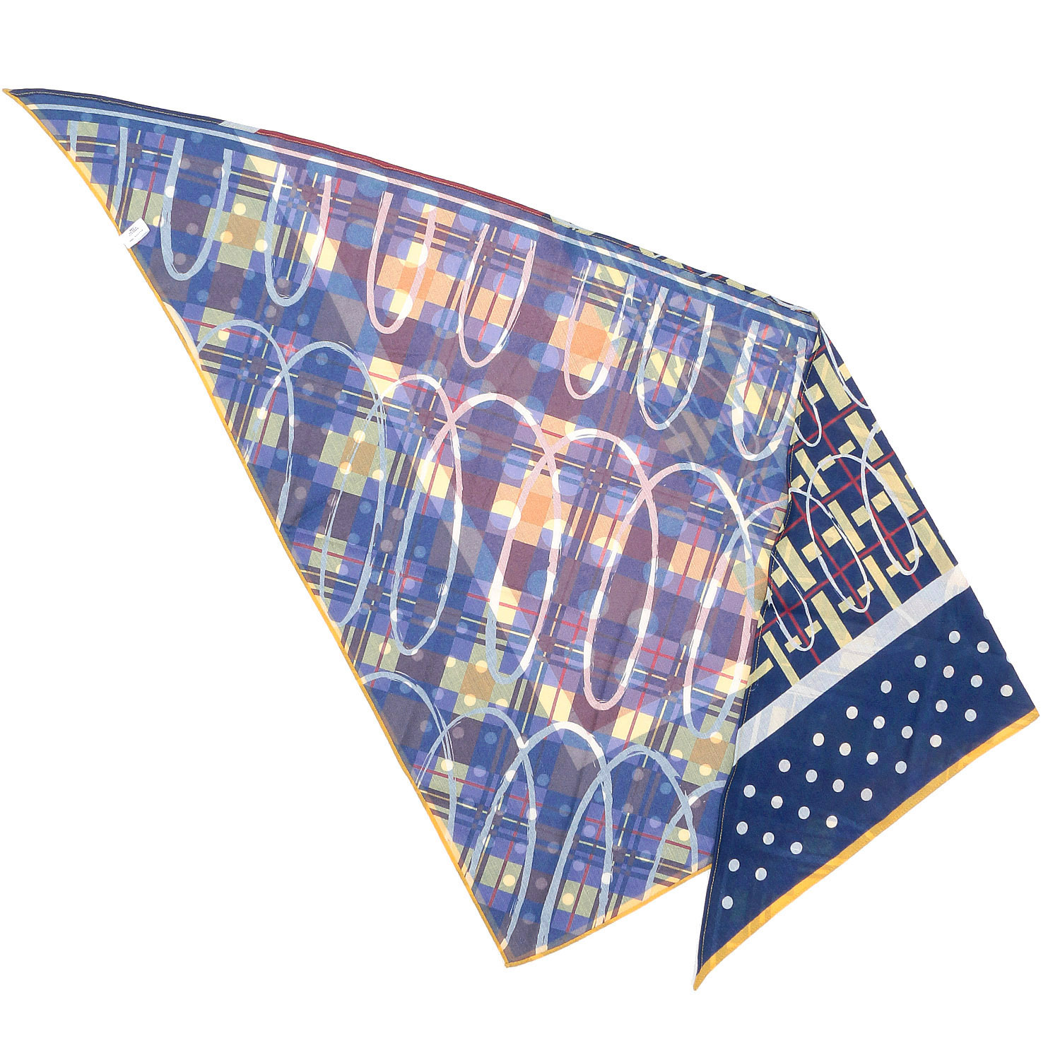 両面プリント三角スカーフ マルチ - 画像9