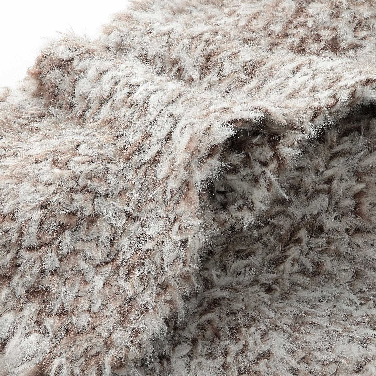 フェザーヤーンMIXカラークロスマフラー - 画像4