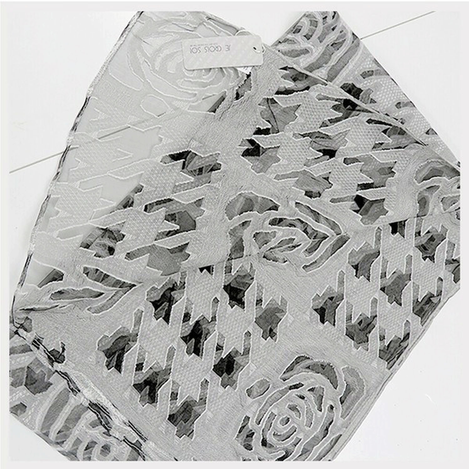 オパールオーガンジーストール バラ柄 - 画像3