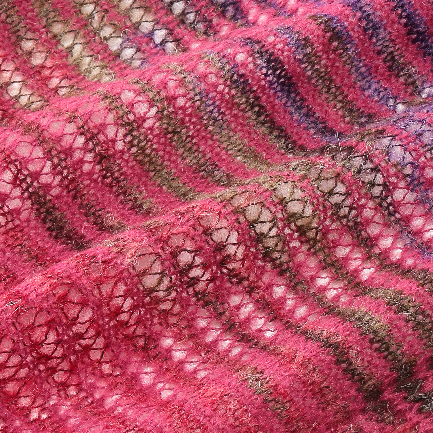 日本製 かすりショートマフラー - 画像3