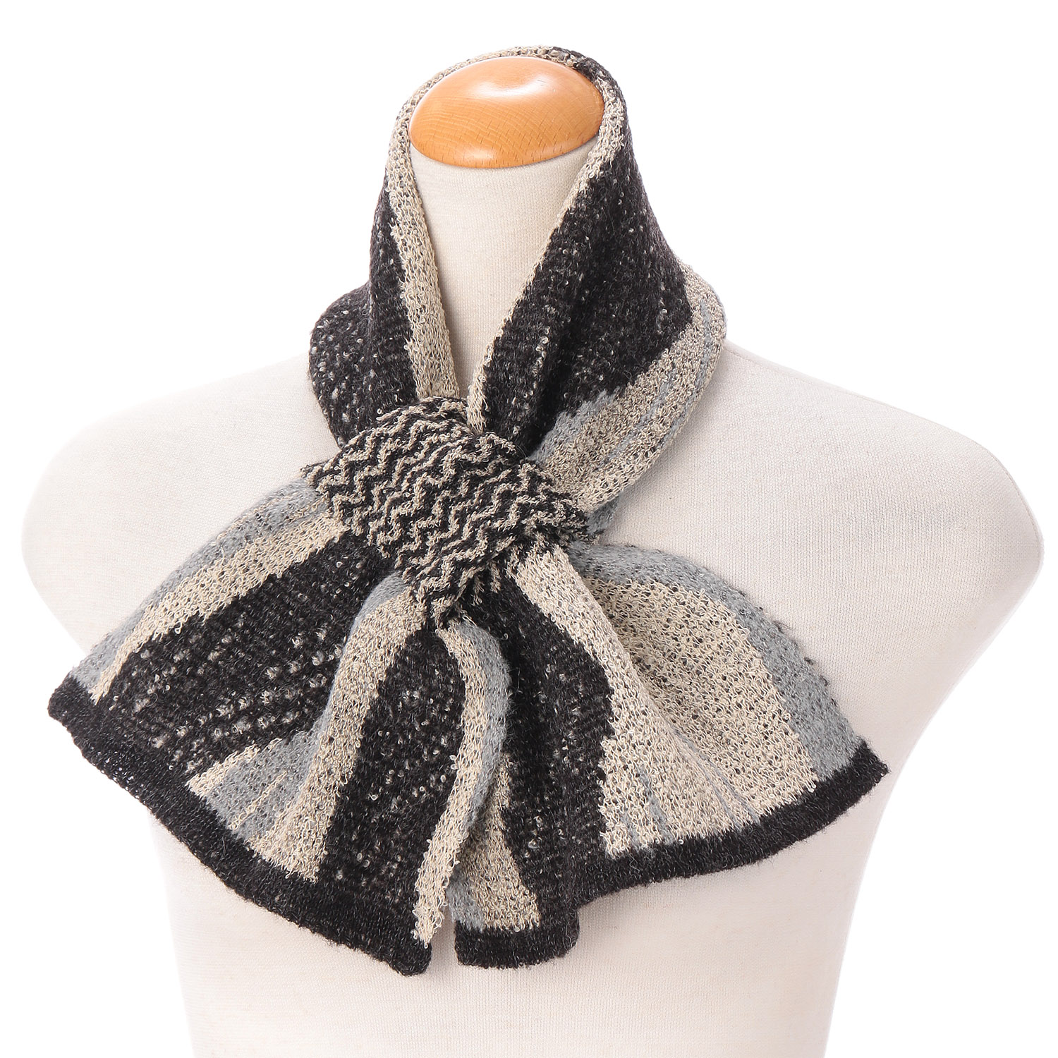 日本製 ウェーブ差込みマフラー - 画像2