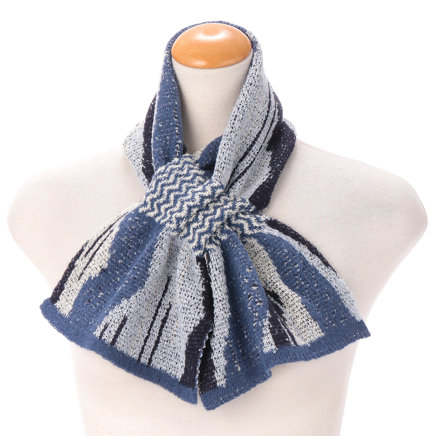 日本製 ウェーブ差込みマフラー