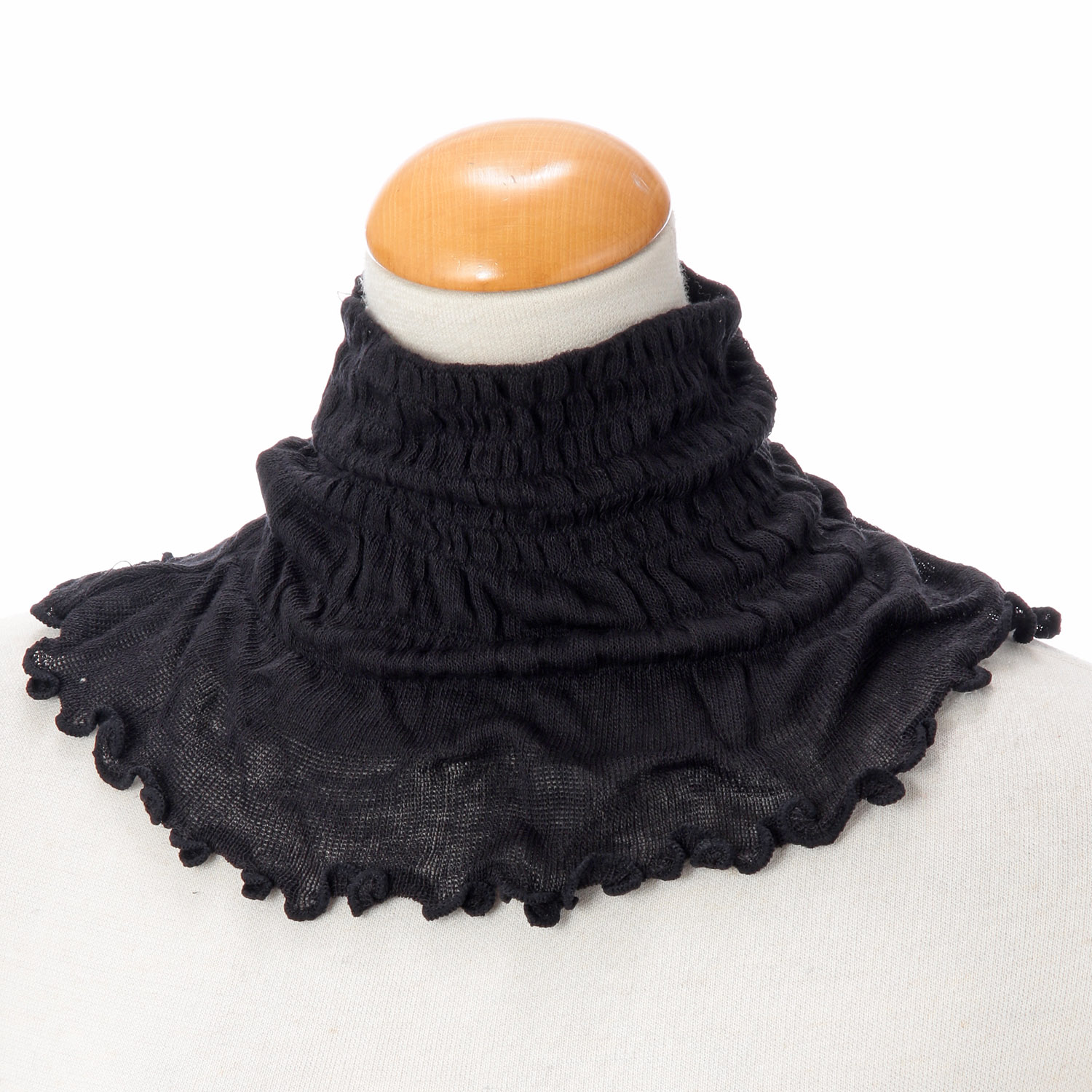 日本製 ネックカバー無地 秋冬素材 - 画像2