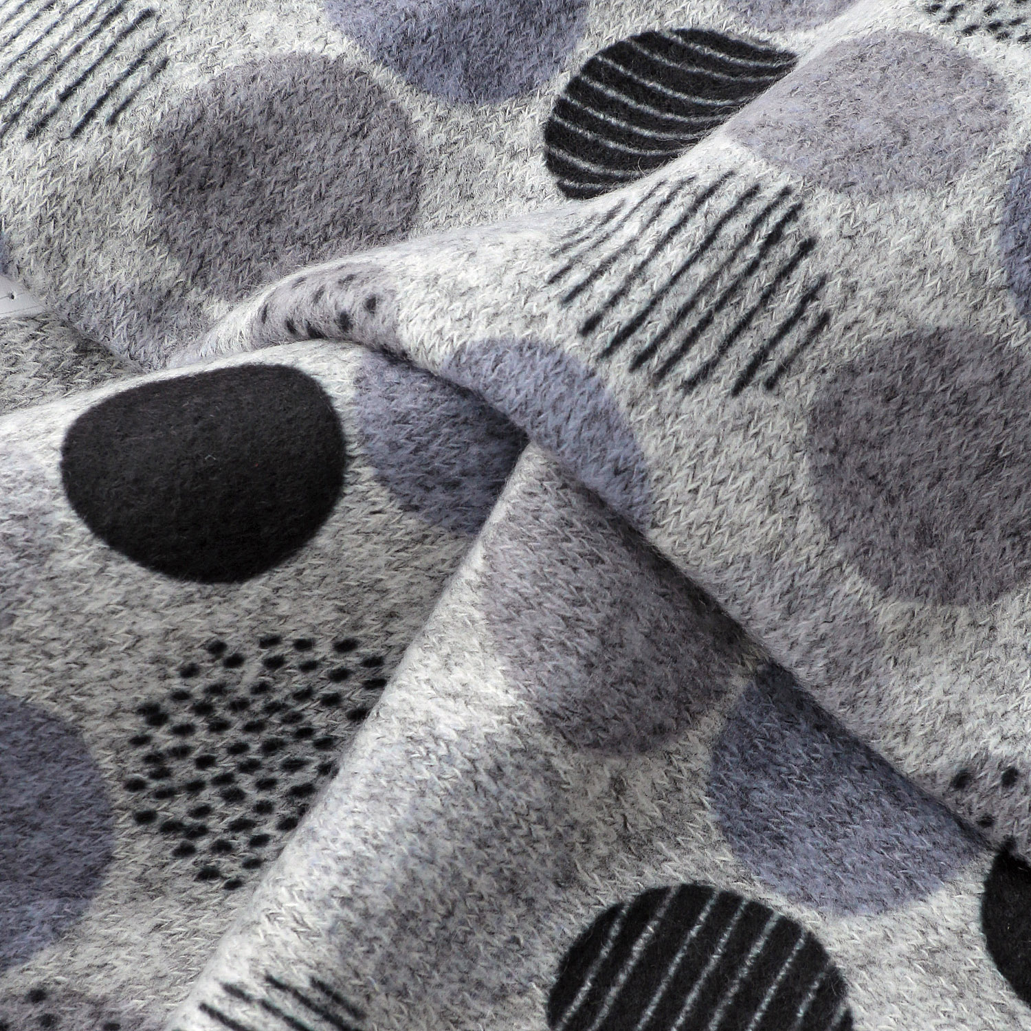 モノトーンドット柄スヌード - 画像3