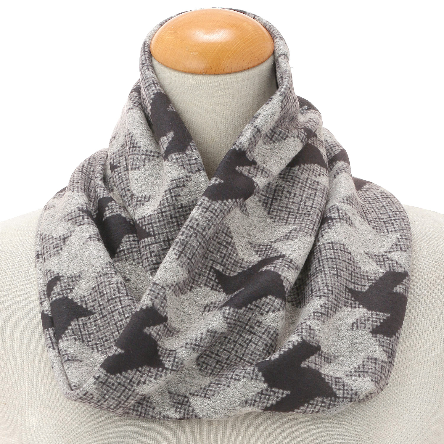 幾何学柄スヌード