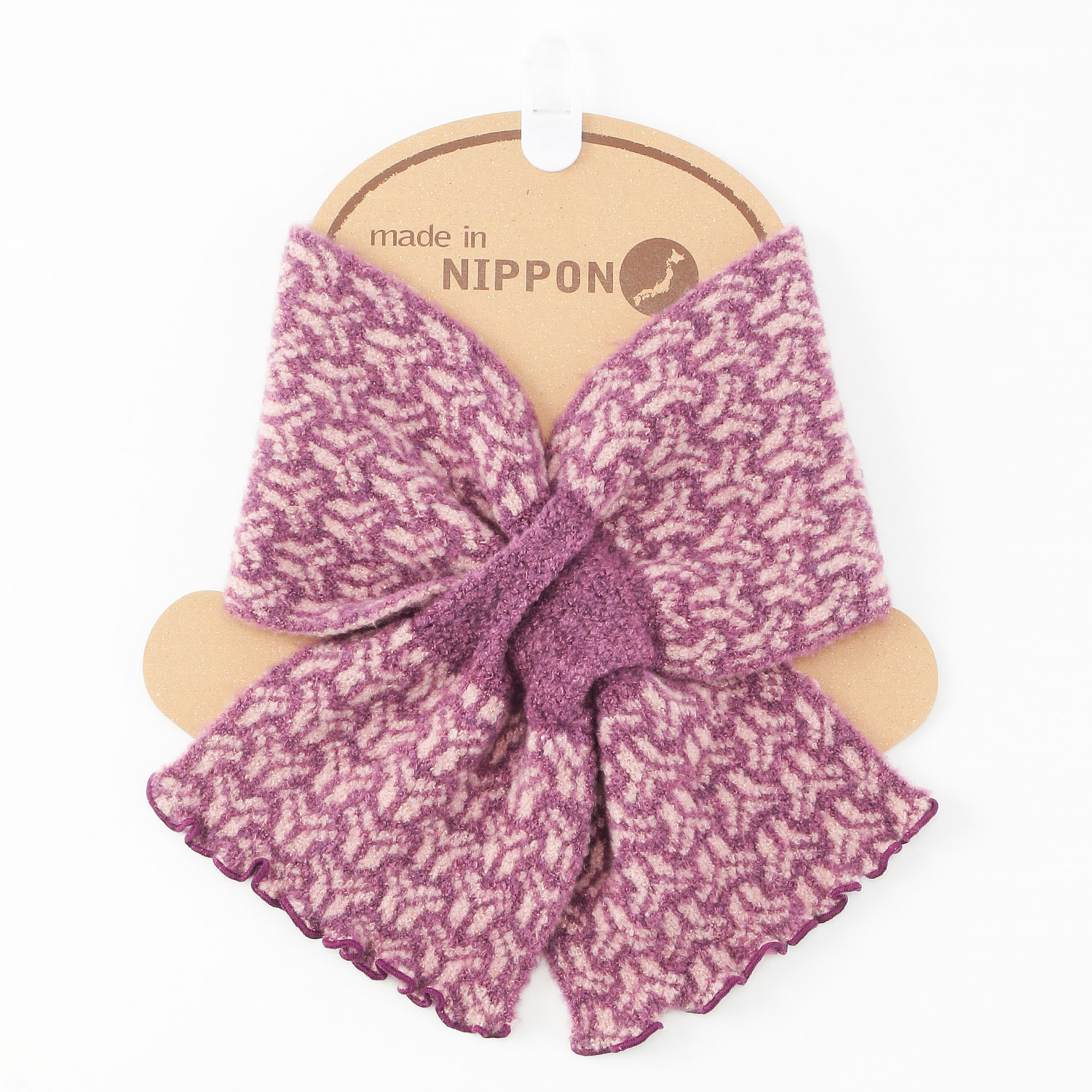 日本製 差し込みマフラー 組亀甲柄 - 画像11