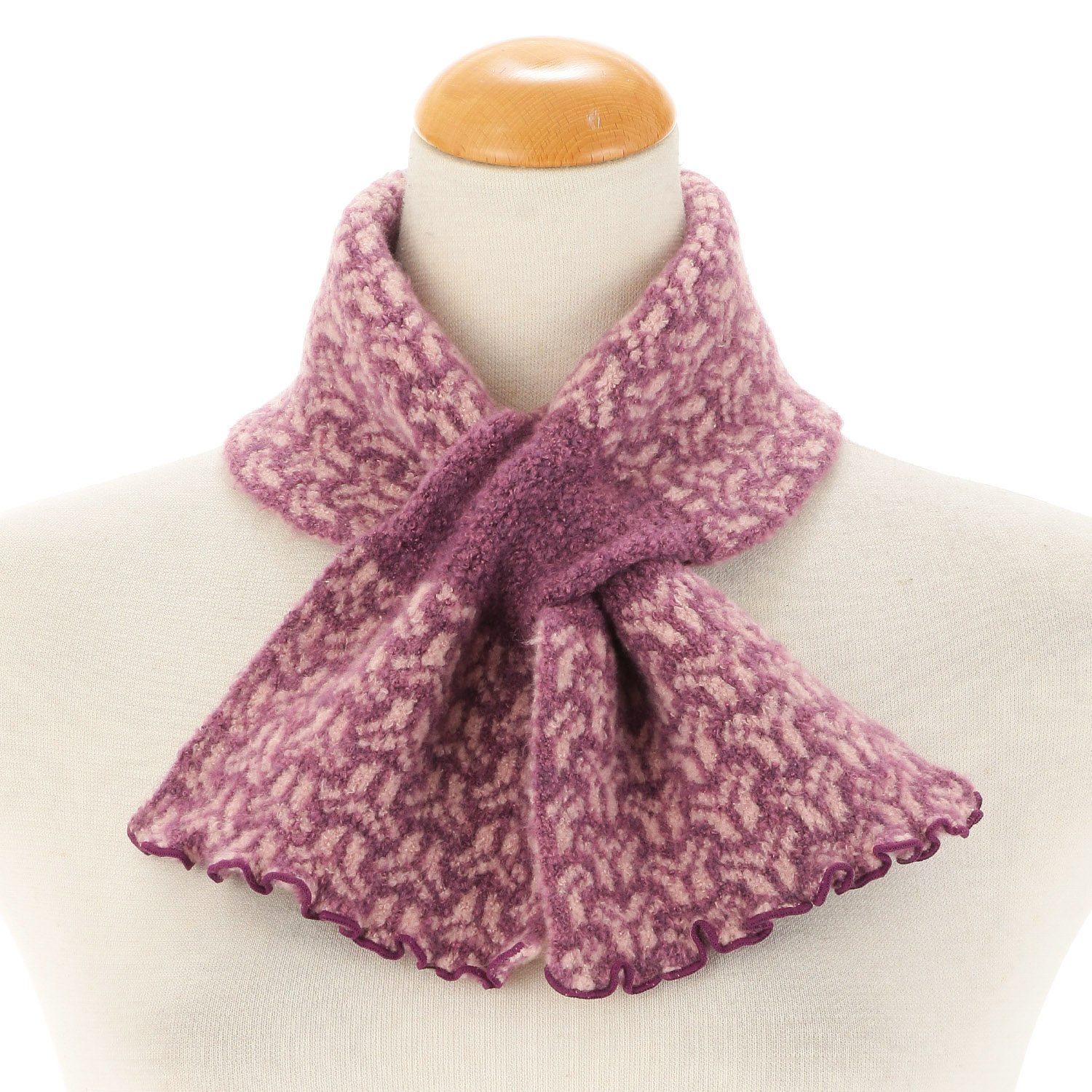 日本製 差し込みマフラー 組亀甲柄 - 画像7