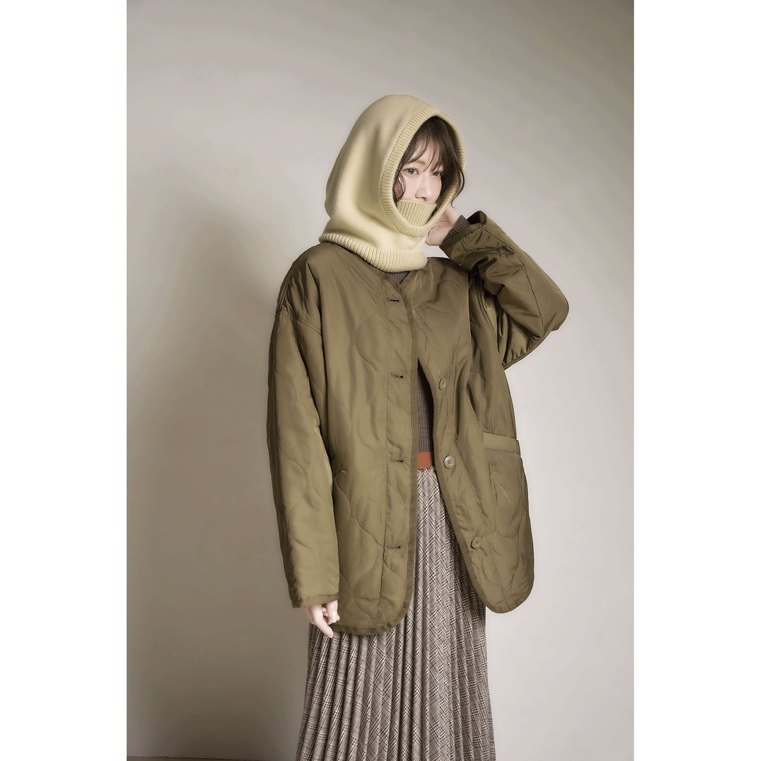 2WAYフード＆ネックウォーマー - 画像4