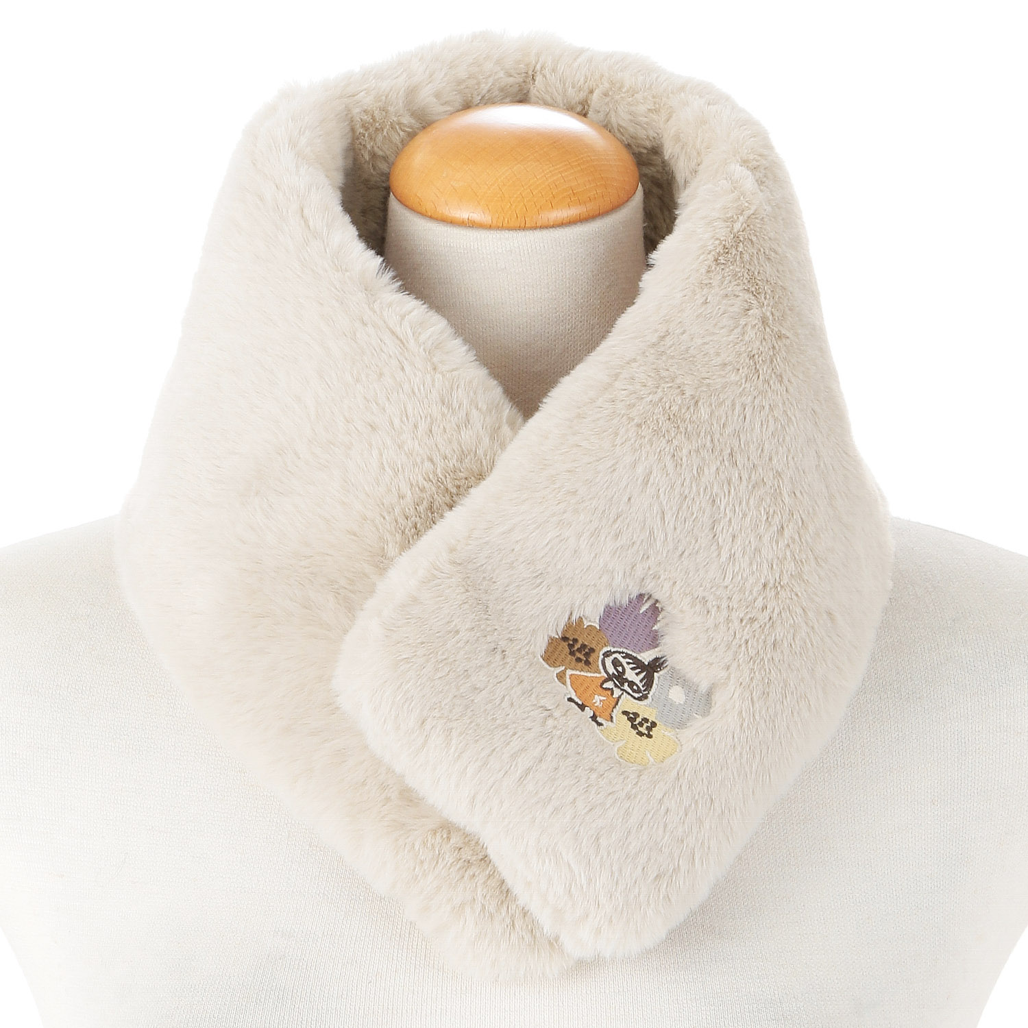 MOOMIN エコファーティペット リトルミイ刺繍 - 画像3