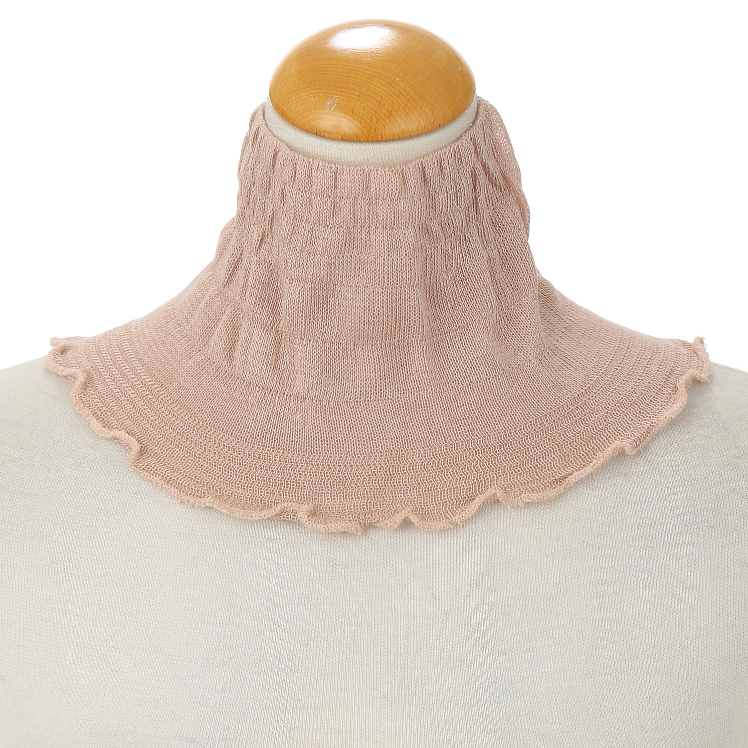 レーヨンシルクフリルネックカバー - 画像4