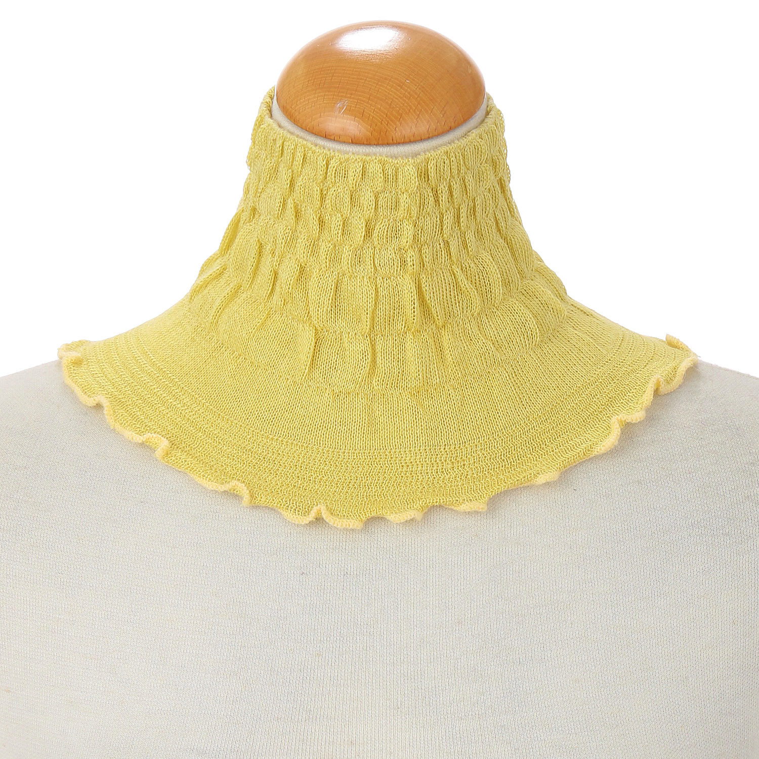 レーヨンシルクフリルネックカバー - 画像5