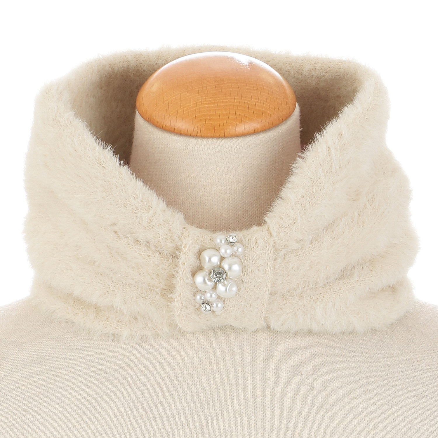 2WAYファーネック パール - 画像2