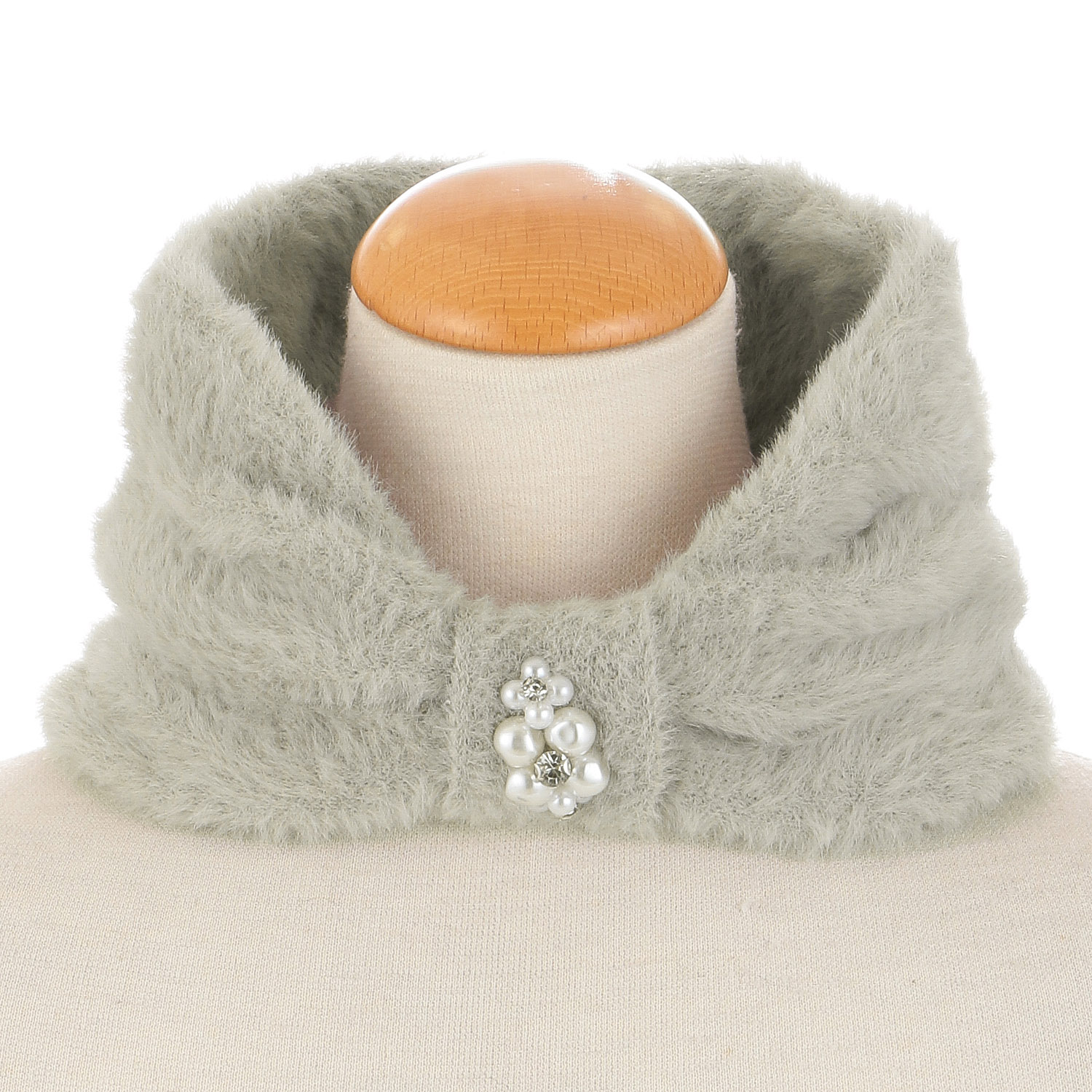 2WAYファーネック パール - 画像3