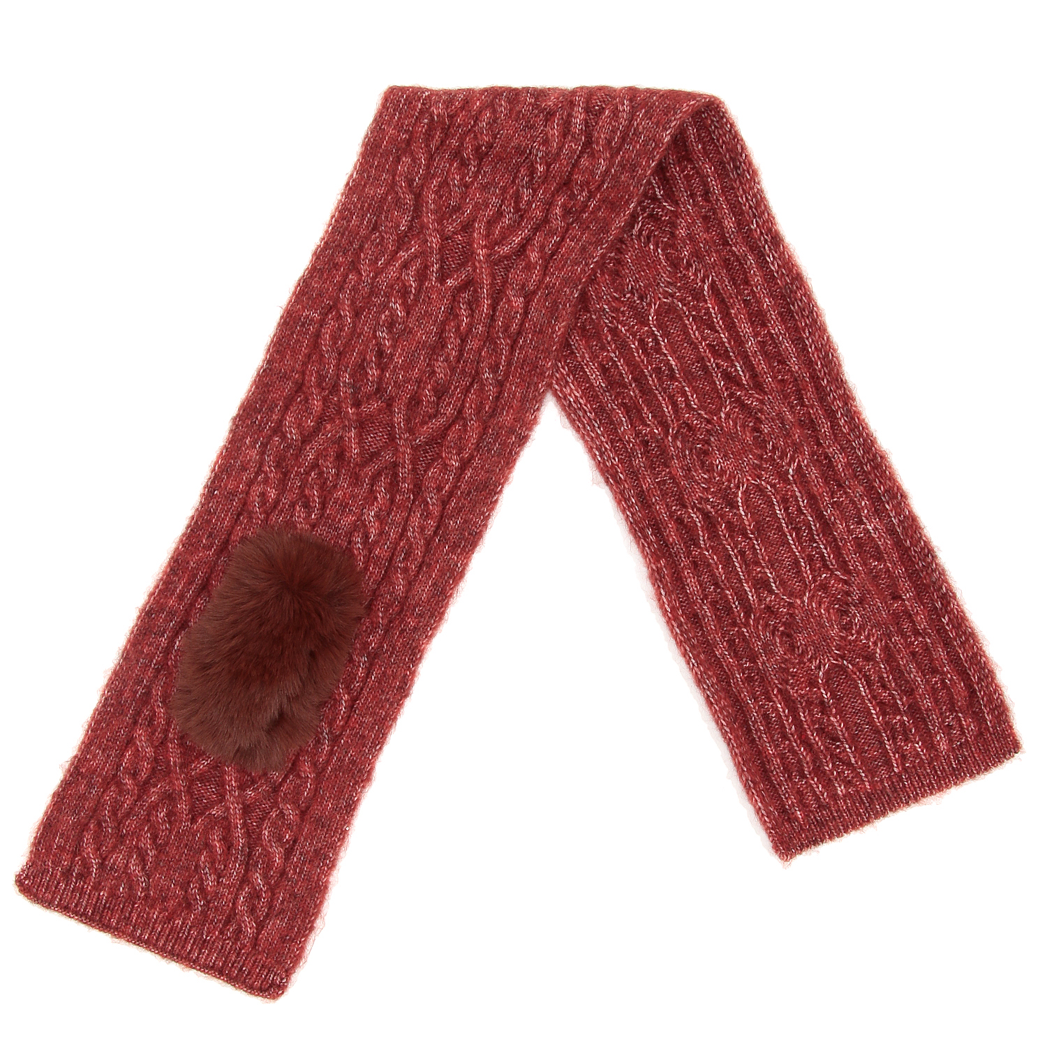 ニットナチュラル差込みプチマフラー - 画像5