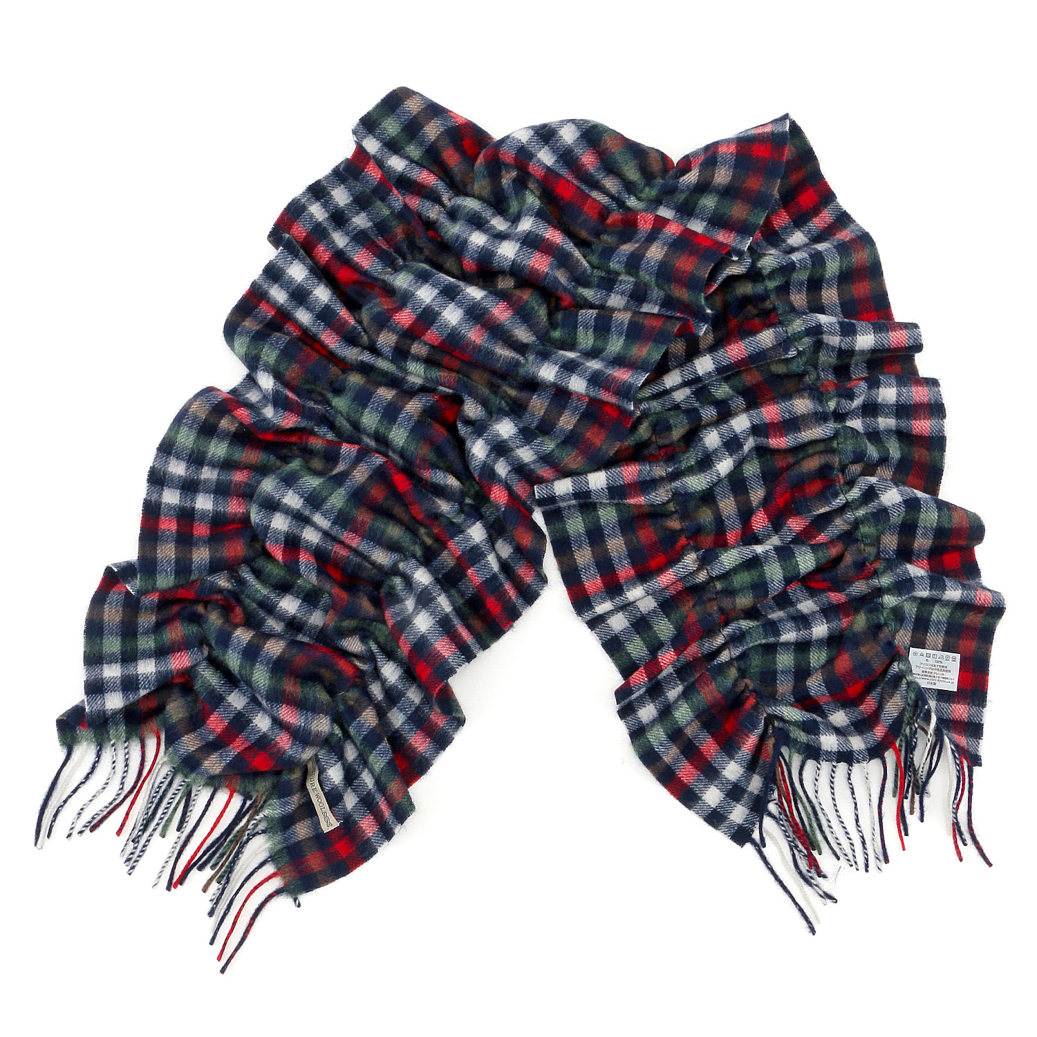 【02、04、06、07終了】ウールシャーリングチェックマフラー - 画像10