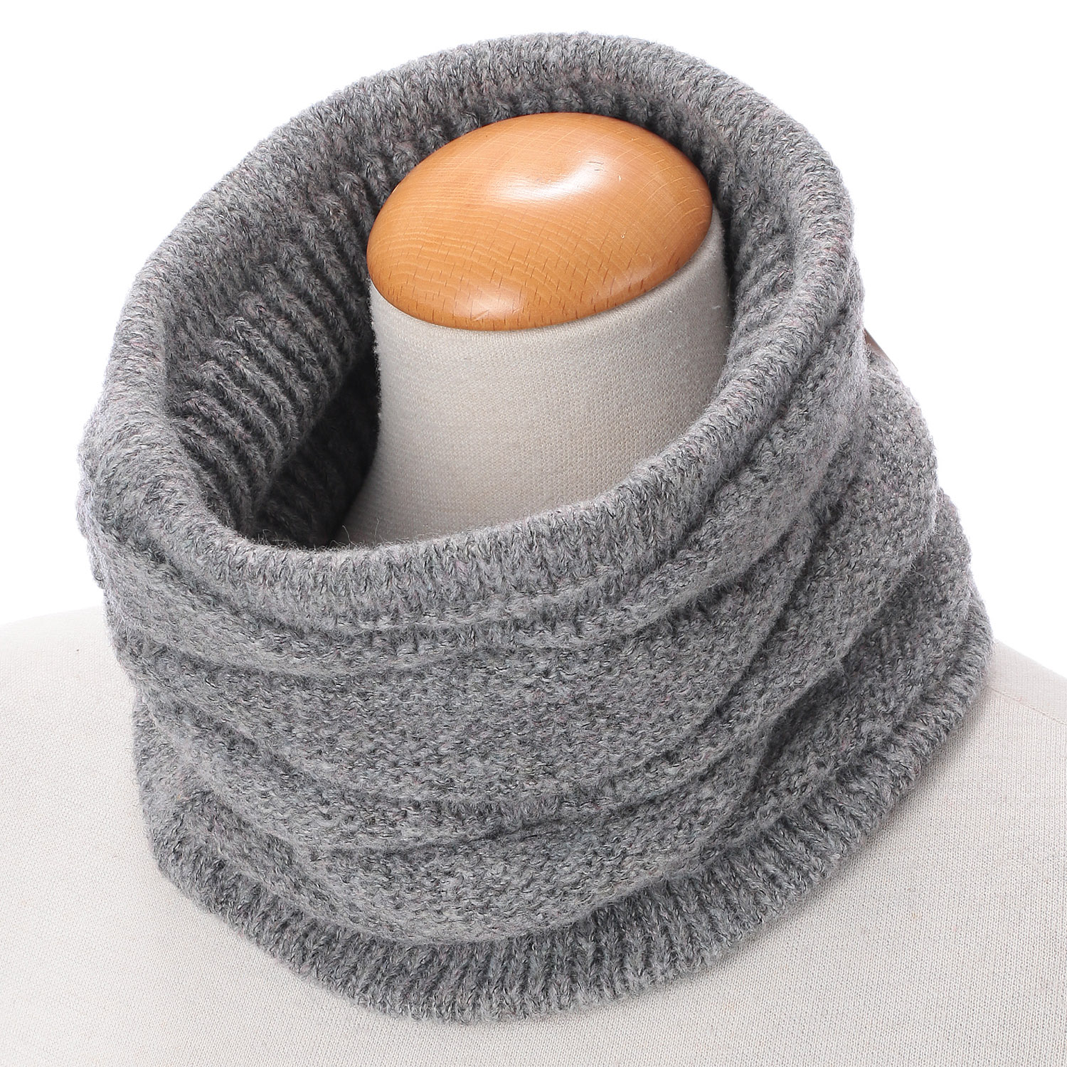 日本製 ウール混ネックウォーマー