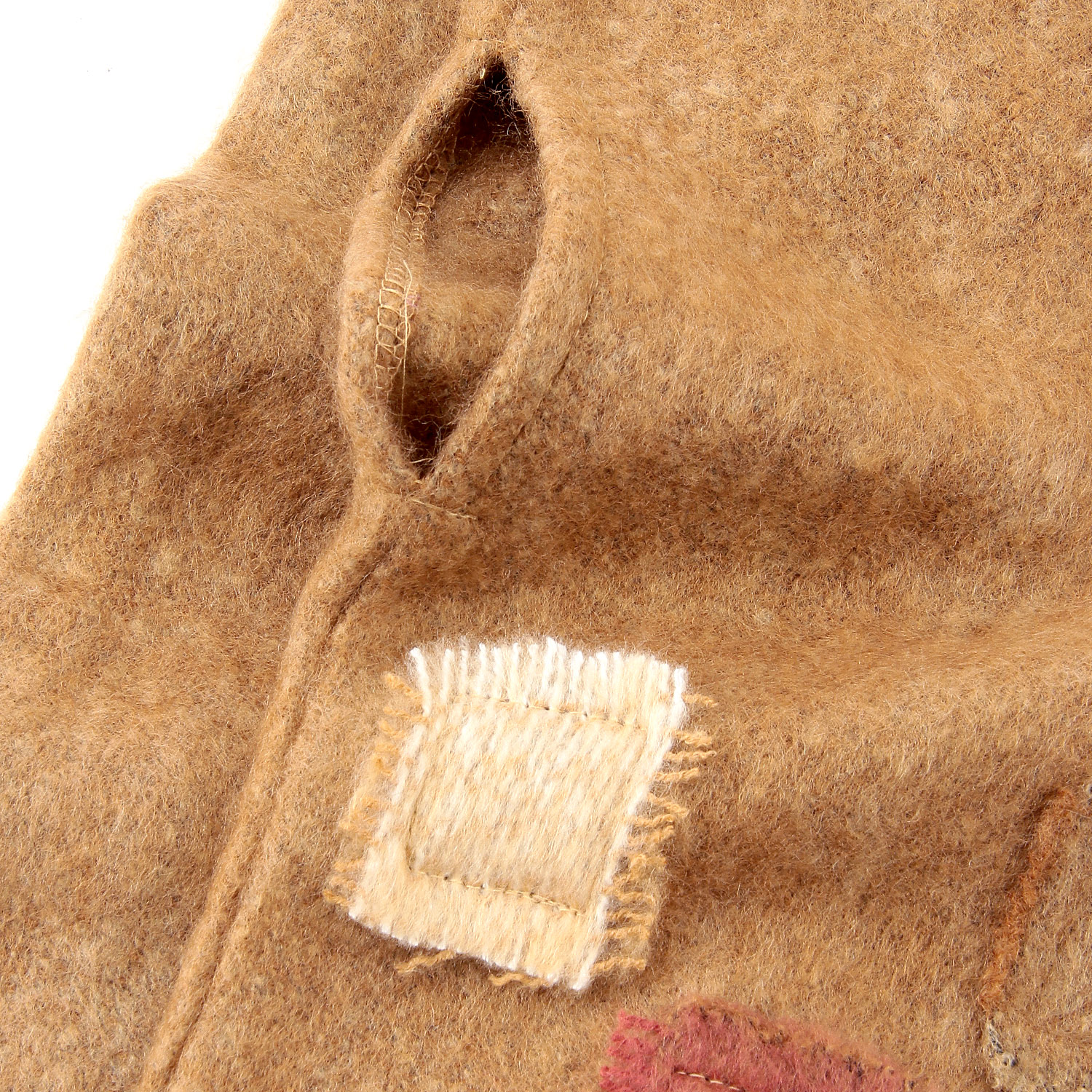 【イエロー在庫限り】インド製 差込みマフラー ブロックパッチ - 画像5