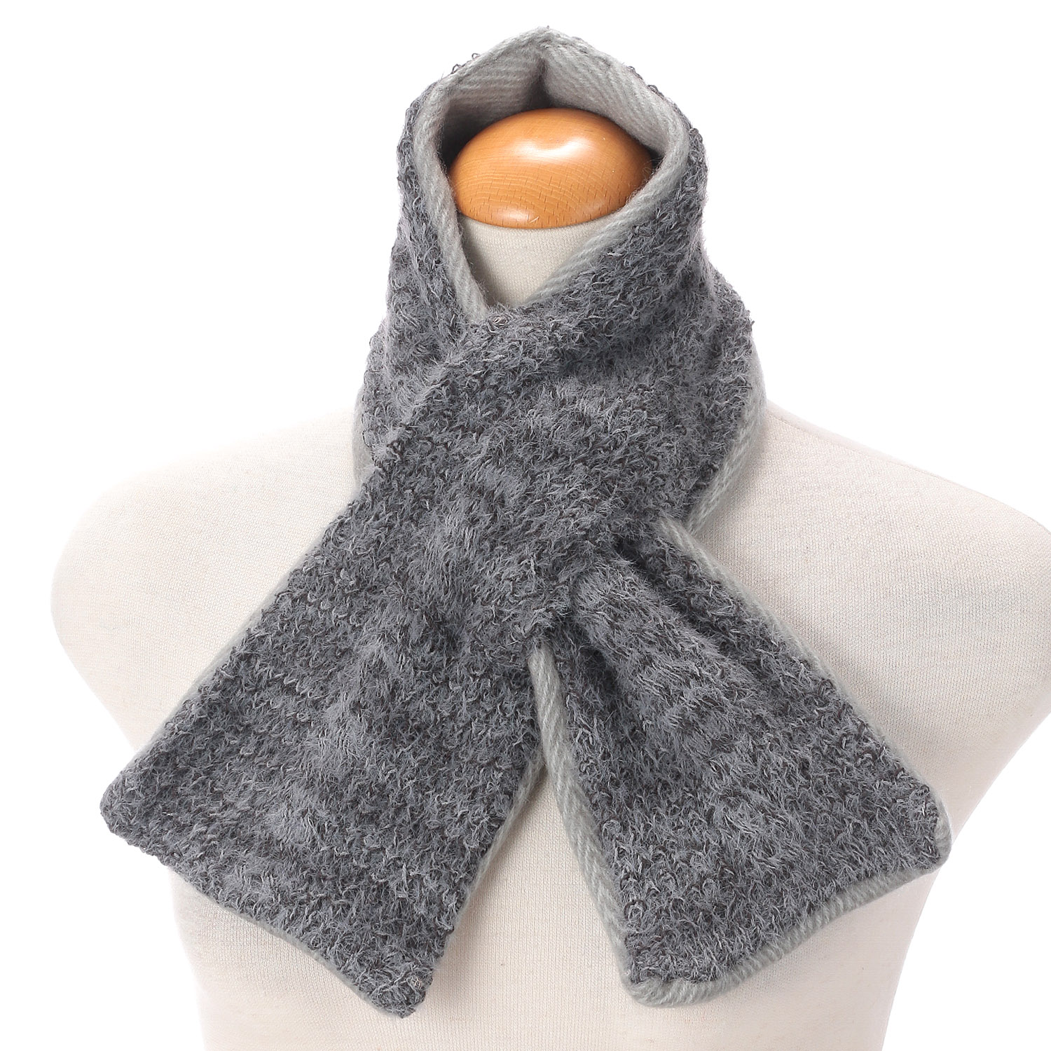 インド製 リバーシブル差込みマフラー - 画像2