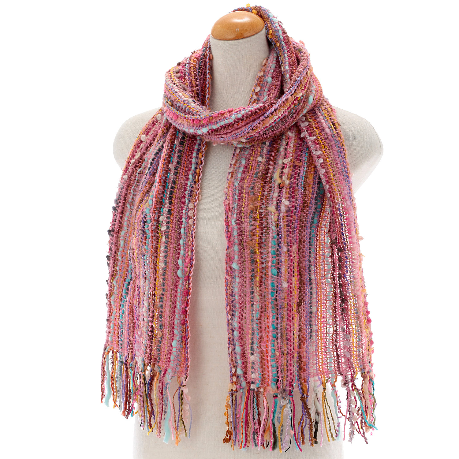 インド製 ミックス糸マフラー - 画像2