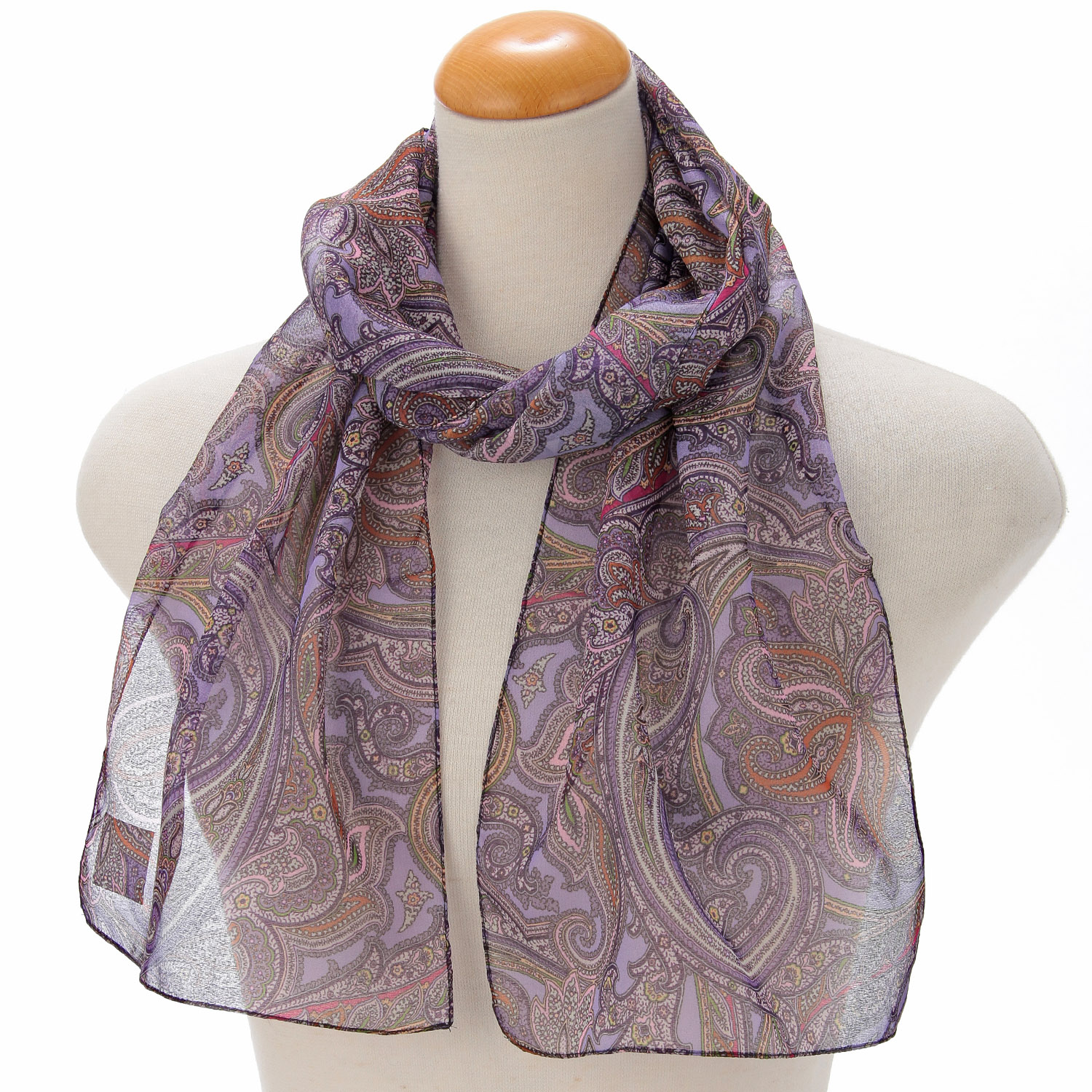 イタリア製 ペイズリー風ストール - 画像2